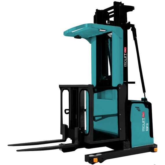 PROLIFT PRO RGP 1395 Li-ion 1,3 т 9,5 м Подборщик заказов с подъемом кабины оператора в Екатеринбурге, Грузоподъемность: 1.3 тонны (1300 кг), Высота подъема, м.: 9.5 м, Высота подъема вил, м.: 9.5 м, Тип батареи: Li-ion, литий-ионная