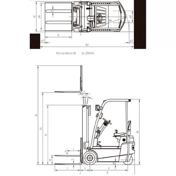 OXLIFT CPDS10-XD2 Li-Ion 1 т 3 м Электропогрузчик вилочный в Екатеринбурге купить по выгодной цене 100kwatt.ru