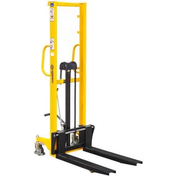 SMARTLIFT SDA 0516 500 кг 1,6 м Штабелер с раздвижными вилами 210-620 мм в Екатеринбурге купить по выгодной цене 100kwatt.ru