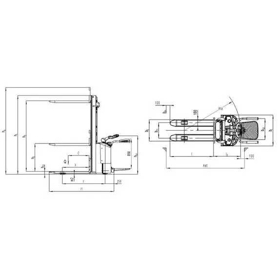 Noblelift PSE15-C DX29 1,5 т 2,9 м Штабелер самоходный с платформой оператора в Екатеринбурге, Грузоподъемность: 1.5 тонны (1500 кг), Высота подъема вил, м.: 2.9 м, Тип батареи: Кислотная, необслуживаемая купить по выгодной цене 100kwatt.ru