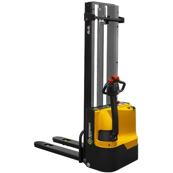 SMARTLIFT ES-15-15 1500 кг 4,2 м 125 Ач Штабелер электрический самоходный в Екатеринбурге, Грузоподъемность: 1.5 тонны (1500 кг), Высота подъема вил, м.: 4.2 м купить по выгодной цене 100kwatt.ru