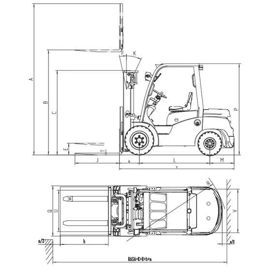 EP CPCD25T8 SS FFL 2500 кг 4,8 м Дизельный погрузчик, двигатель Mitsubishi, свободный ход вил, боковое смещение каретки в Екатеринбурге, Грузоподъемность: 2.5 тонны (2500 кг), Высота подъема вил, м.: 4.8 м, Производитель двигателя: Mitsubishi купить по выгодной цене 100kwatt.ru