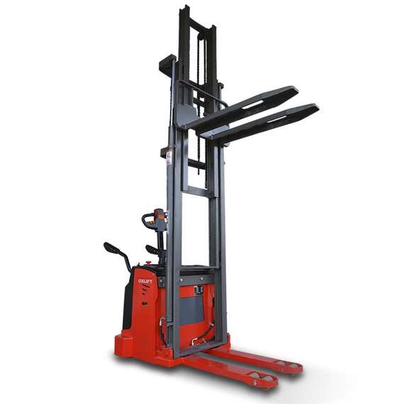 OXLIFT BX-3520 Самоходный штабелер с платформой для оператора 3.5 м 2000 кг в Екатеринбурге купить по выгодной цене 100kwatt.ru