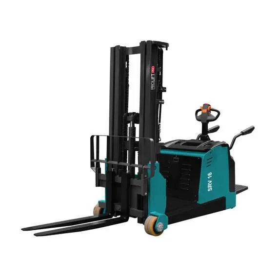 PROLIFT PRO SRV 1635 Самоходный штабелер с противовесом 1,6 т 3,5 м (с платформой) в Екатеринбурге, Грузоподъемность: 1.6 тонны (1600 кг), Высота подъема вил, м.: 3.5 м купить по выгодной цене 100kwatt.ru